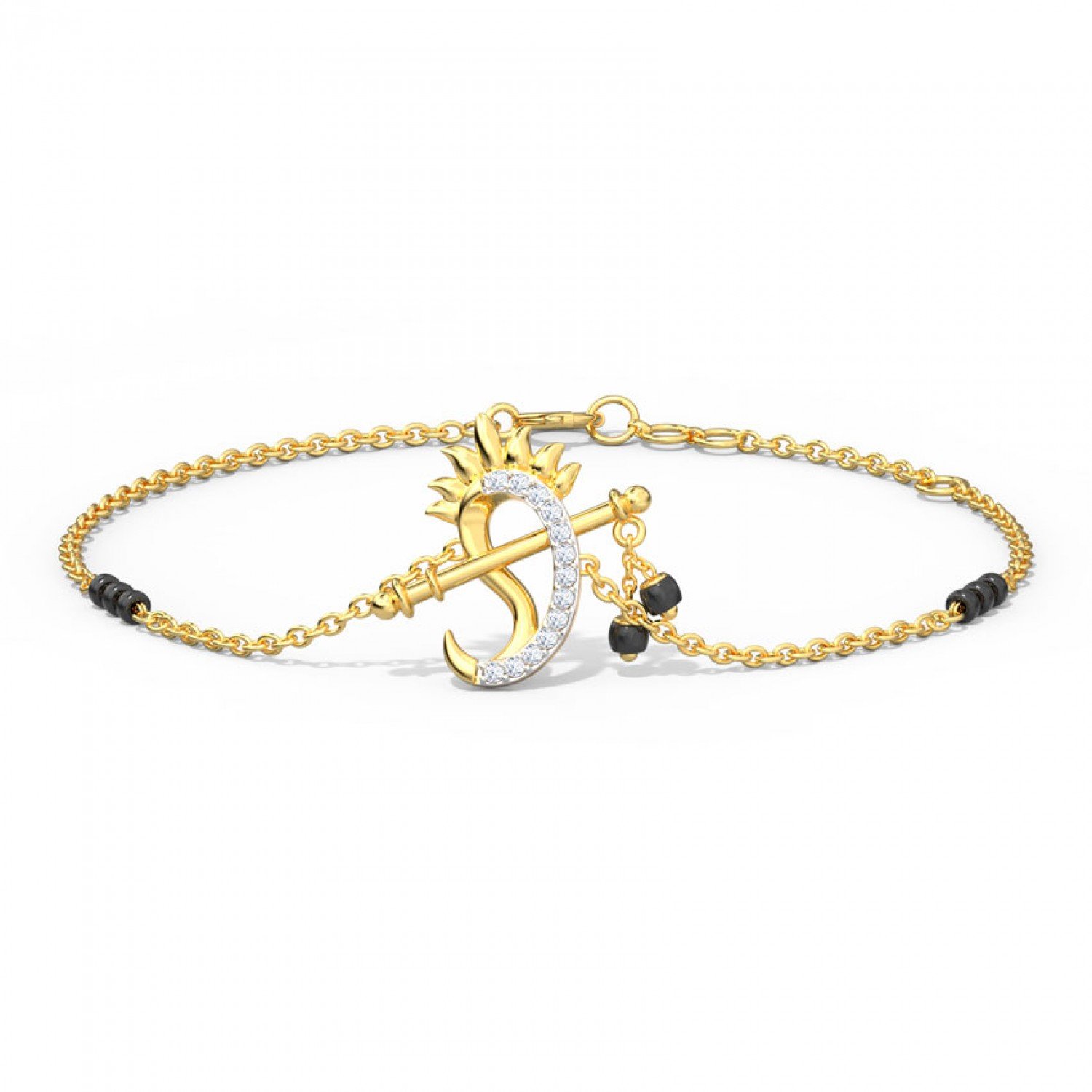 Aurelia Diamond Mangalsutra Bracelet Aurelia Diamond Mangalsutra Bracelet