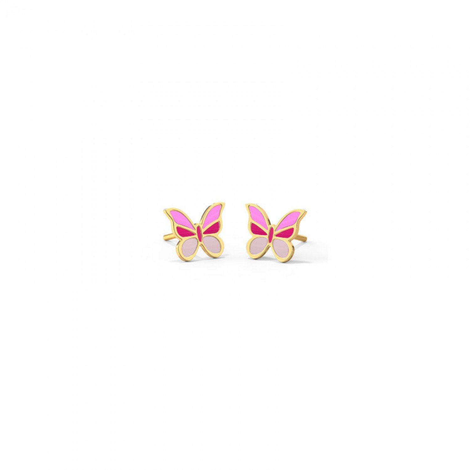 Flutter Kids Gold Earrings