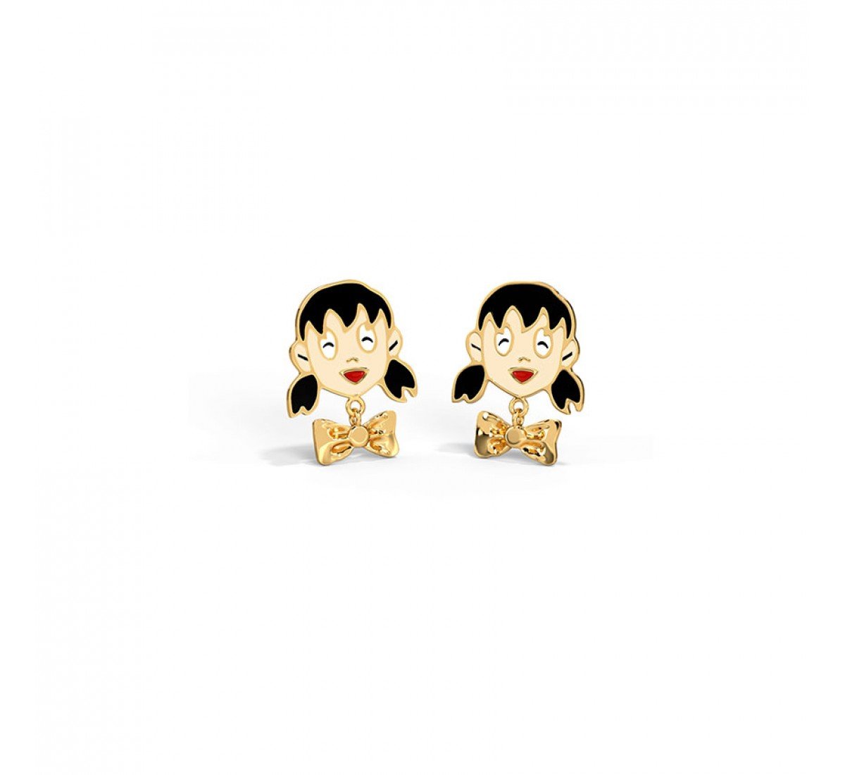Shizuka Kids Gold Earrings