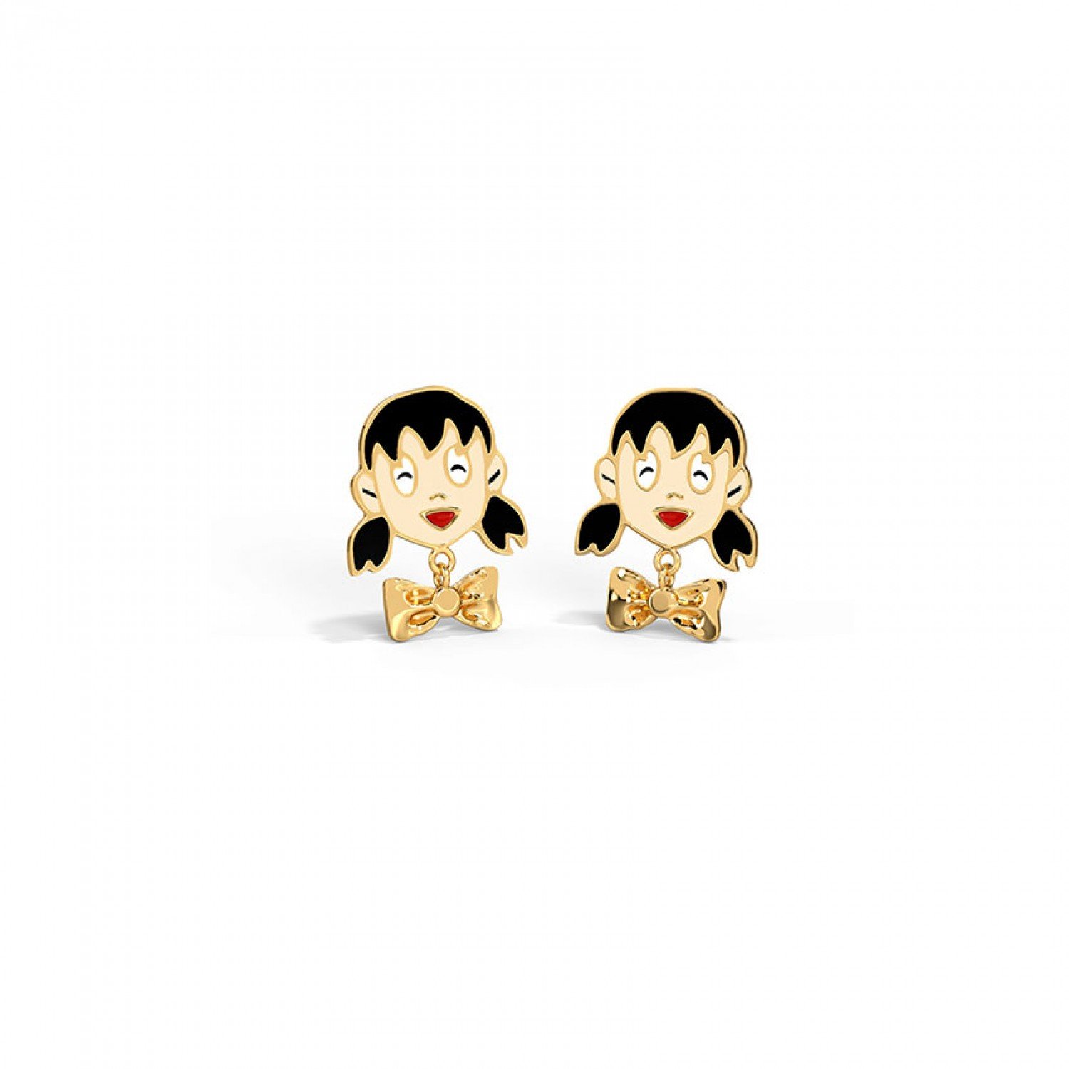 Shizuka Kids Gold Earrings