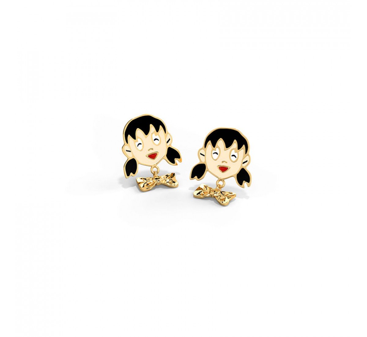 Shizuka Kids Gold Earrings