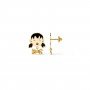 Shizuka Kids Gold Earrings