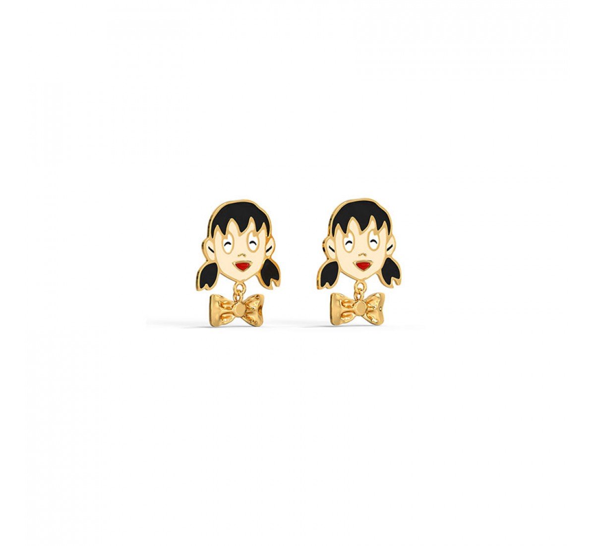 Shizuka Kids Gold Earrings