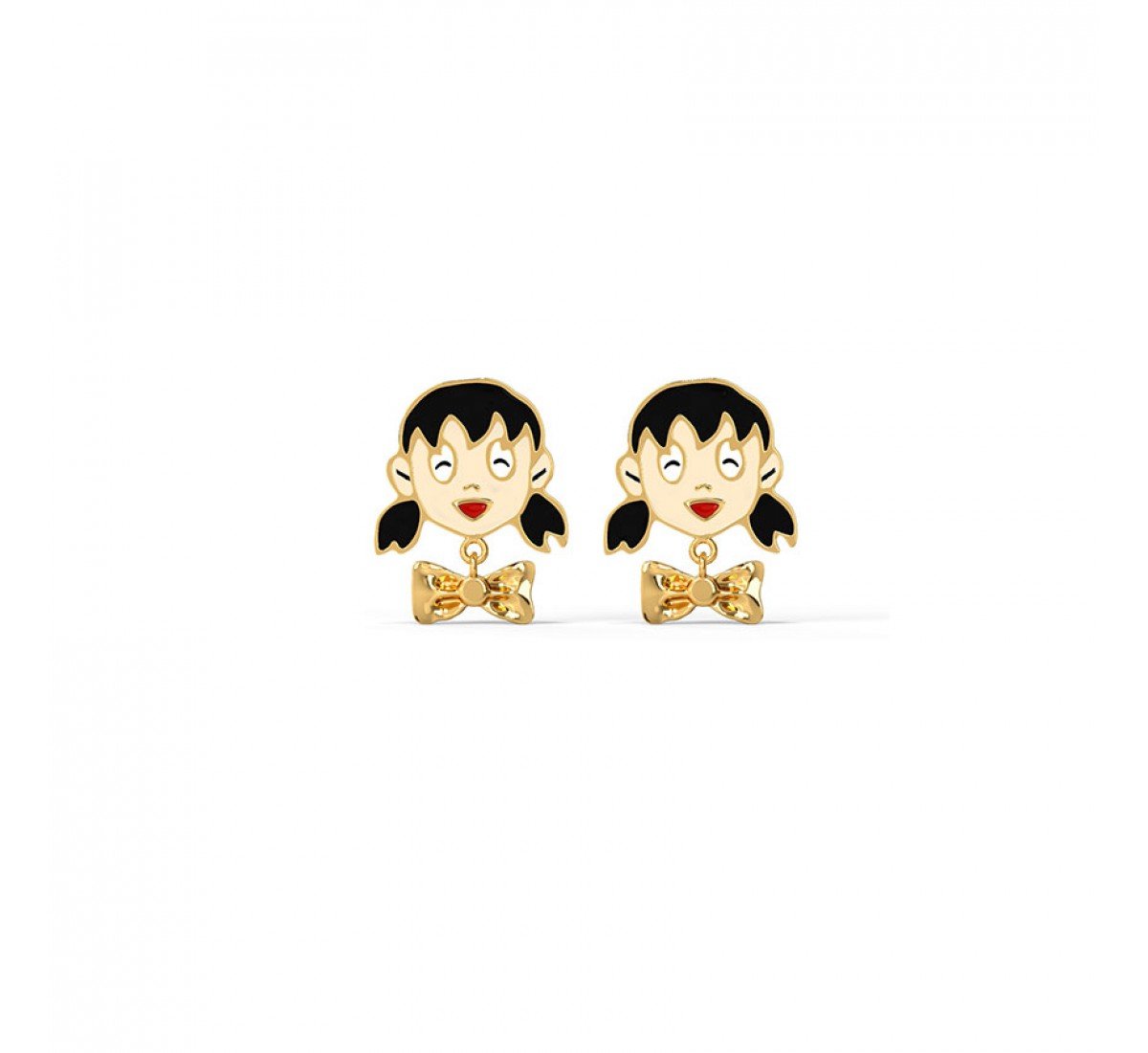 Shizuka Kids Gold Earrings