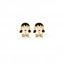 Shizuka Kids Gold Earrings