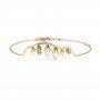 Grained Pearl Diamond Bracelet