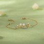 Grained Pearl Diamond Bracelet