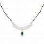 Finola Gemstone Diamond Mangalsutra