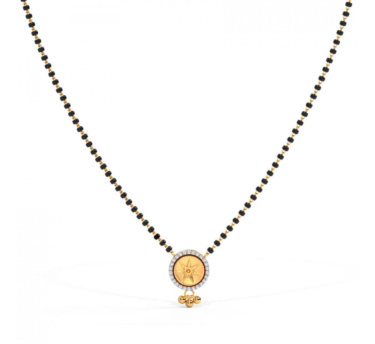 Nayna Coin Diamond Mangalsutra