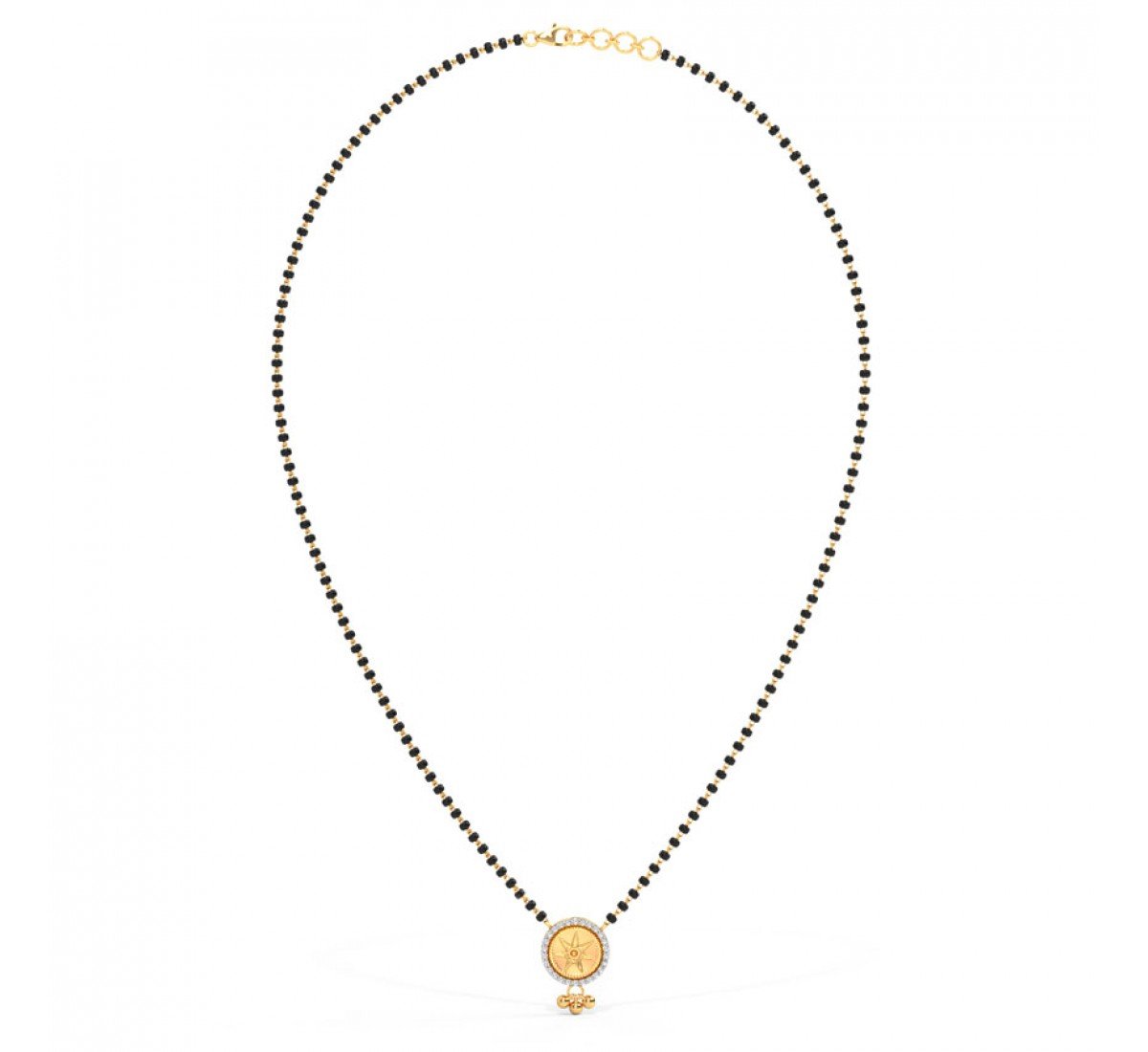 Nayna Coin Diamond Mangalsutra