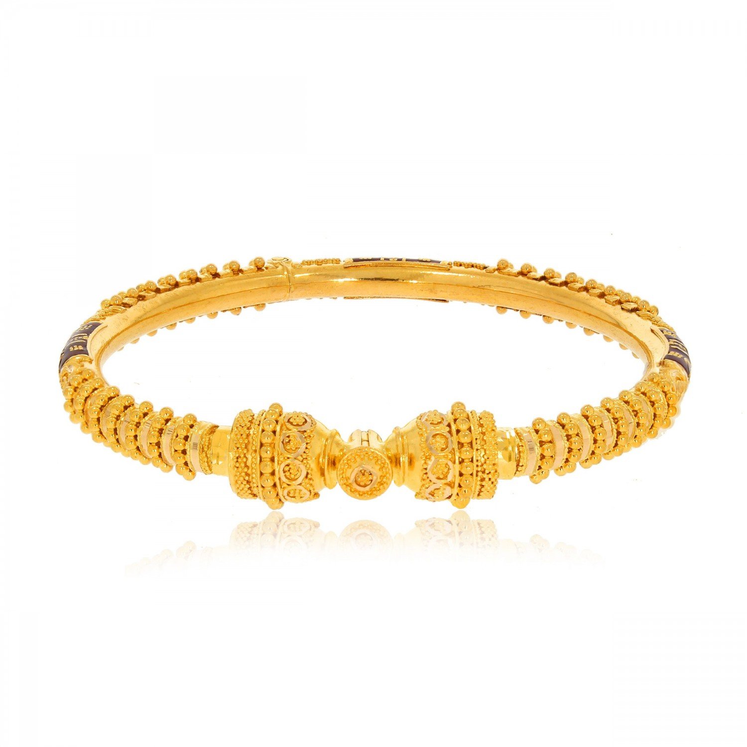 Heer Art Gold Mukh Bangle