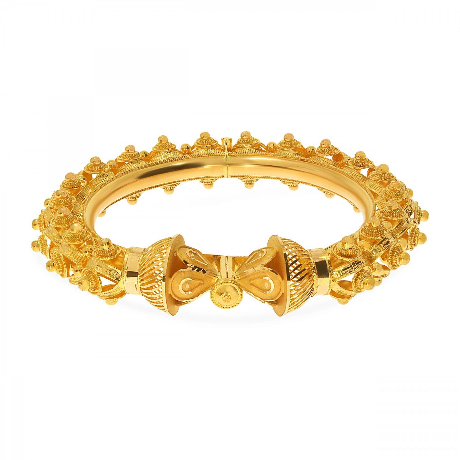 Ethnic Harmya Gold Mukh Bangle