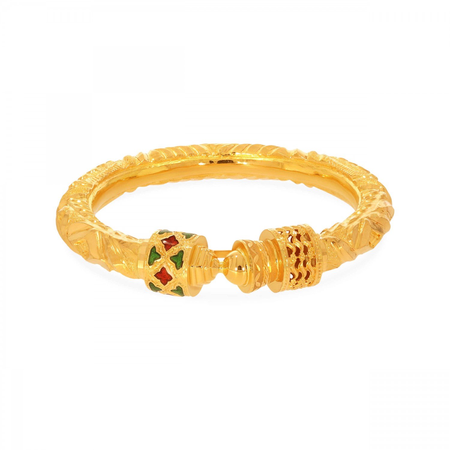 Hema Cultural Gold Mukh Bangle