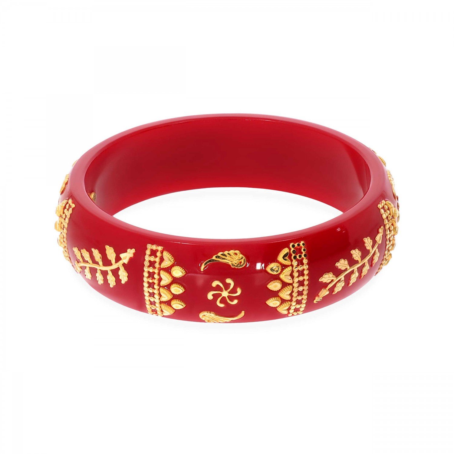 Kusum Art Gold Pola Bangle