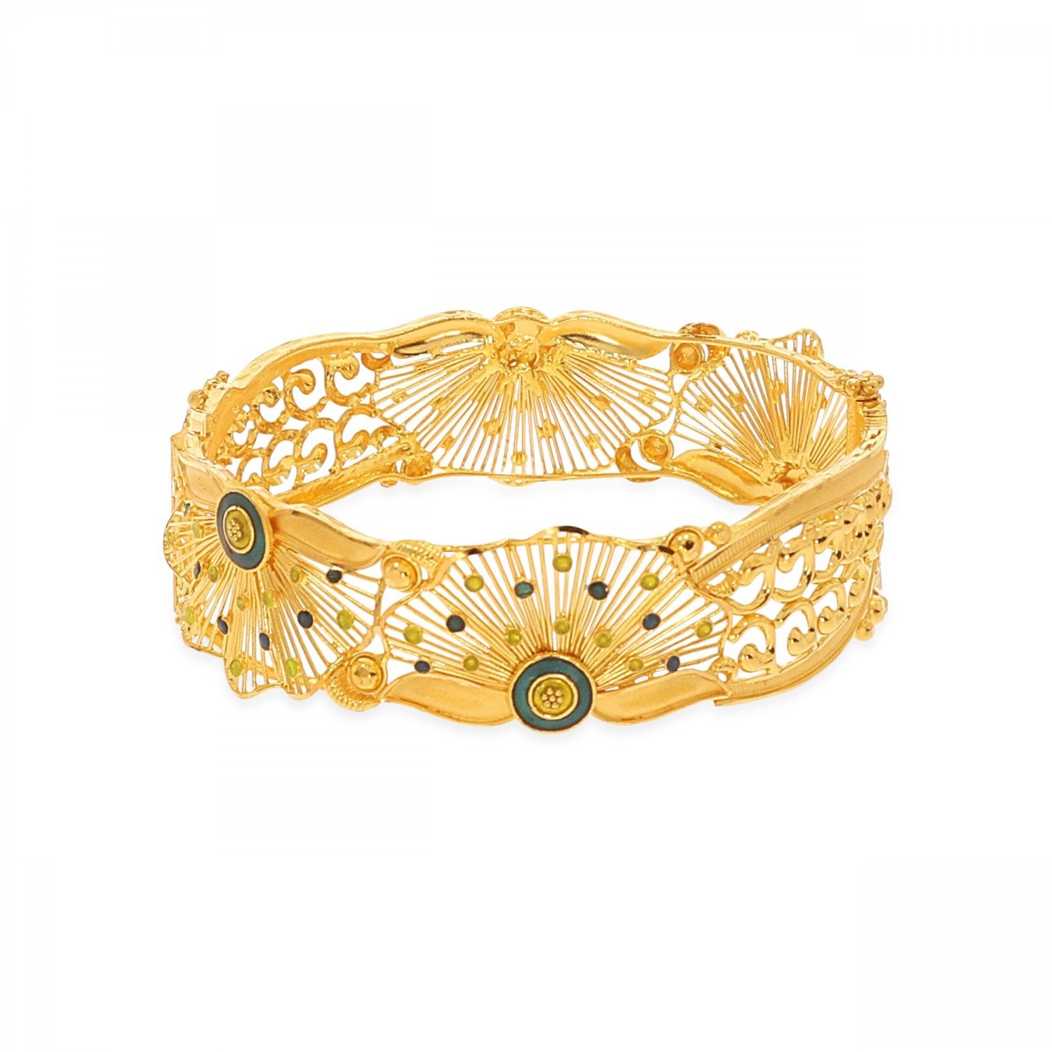Kavika Sun Gold Chur Bangle