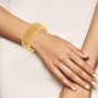 Hetal Cubes Gold Chur Bangle