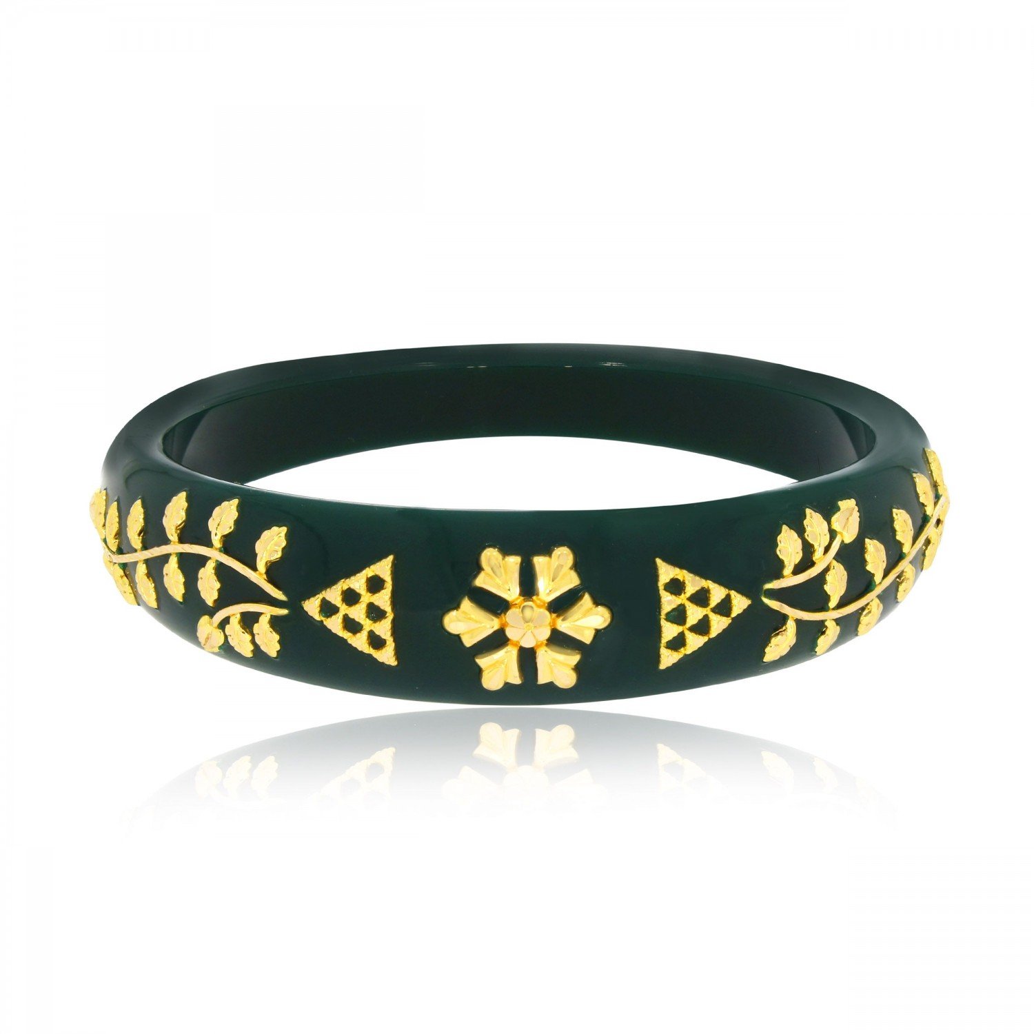 A Decorative Green Gold Pola A Decorative Green Gold Pola