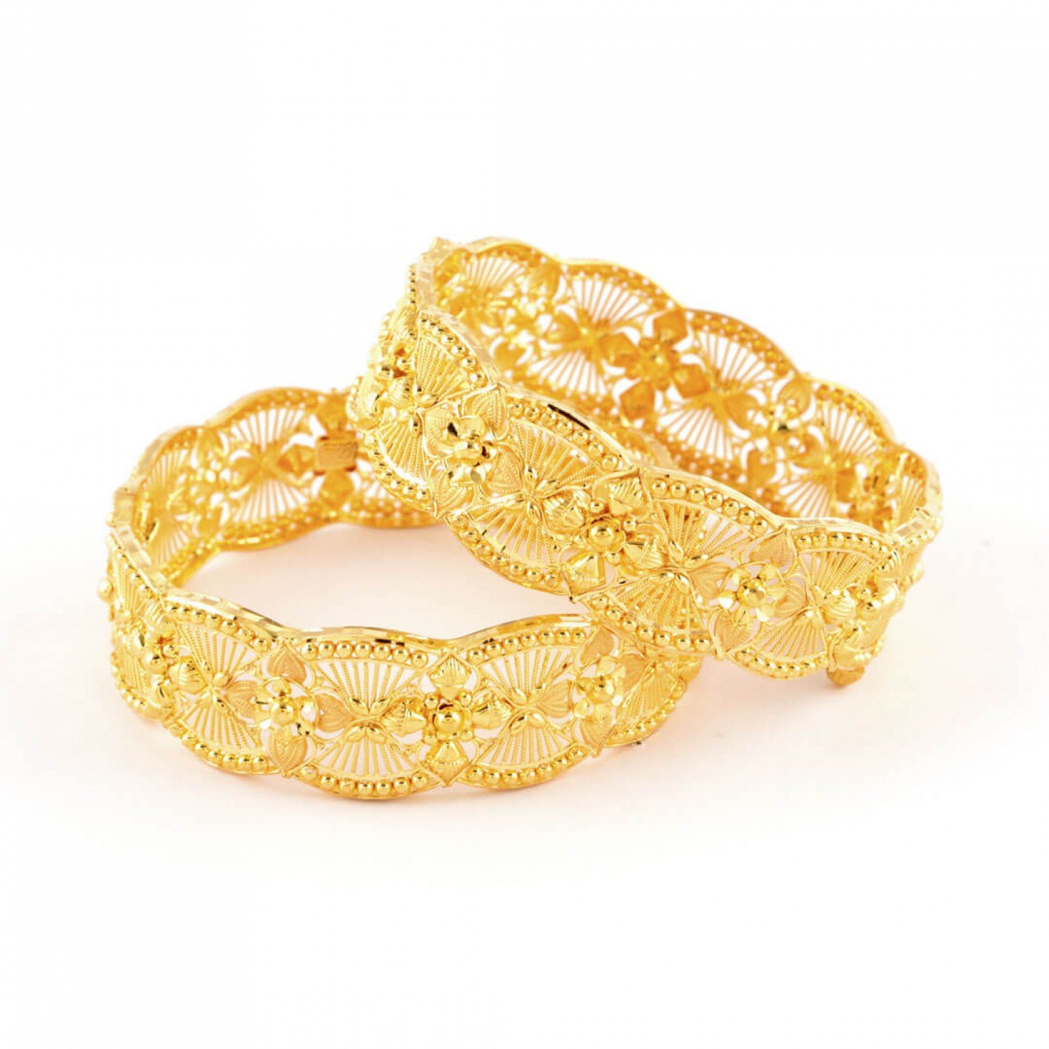 Evania Gold Chur Bangle