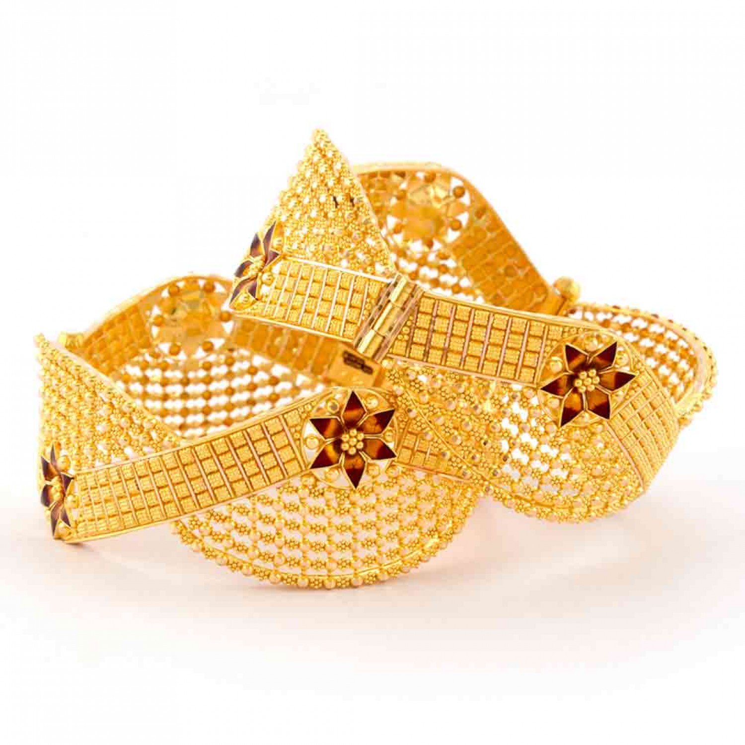 Chitrita Gold Chur Bangle