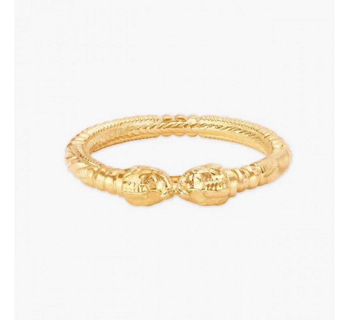 Gitanjali Elephant Head Gold Bangle