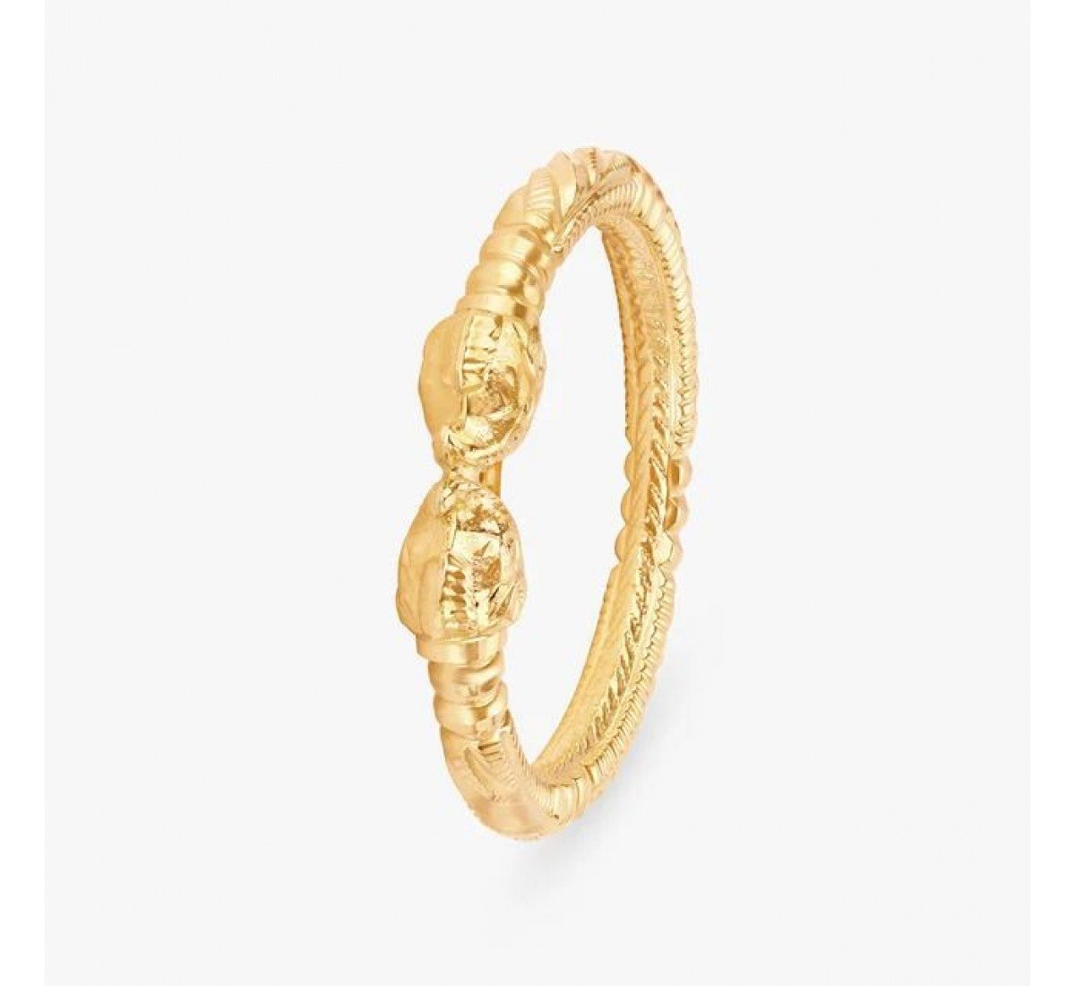 Gitanjali Elephant Head Gold Bangle