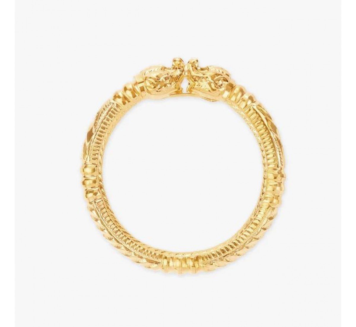 Gitanjali Elephant Head Gold Bangle