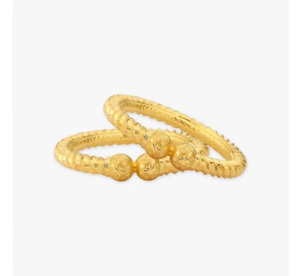 Chaya Twisted Gold Bangles