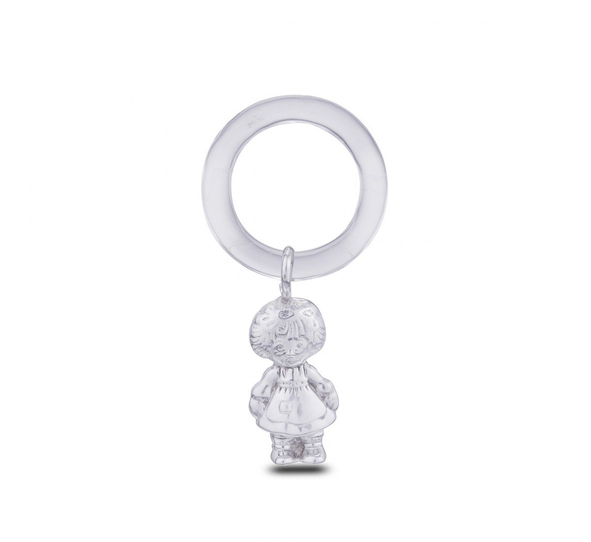 Silver Doll Rattle!
