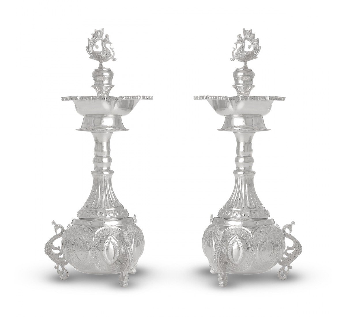 Pavan Silver Lamp