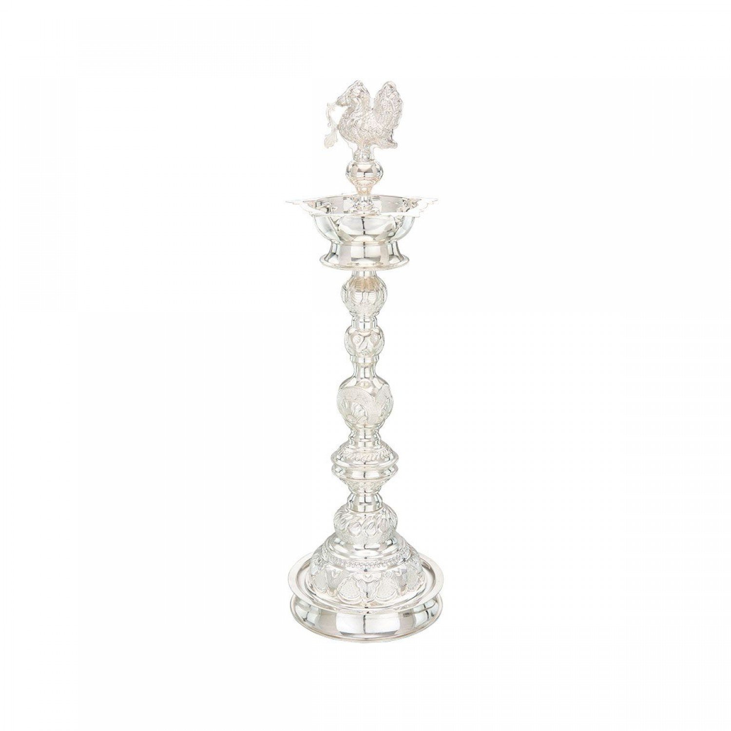 Silver Annam Kuthu Vilakku (JVDS050923-50160)