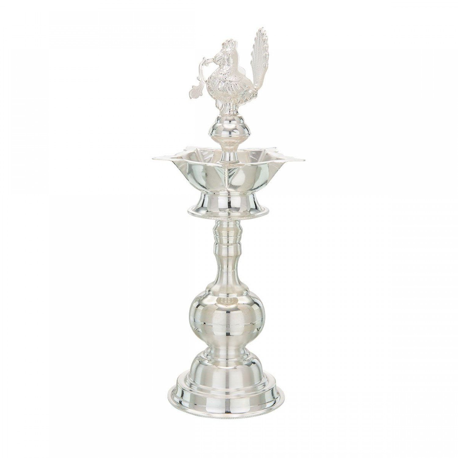 Silver Annam Kuthu Vilakku (JVDS050923-50162)