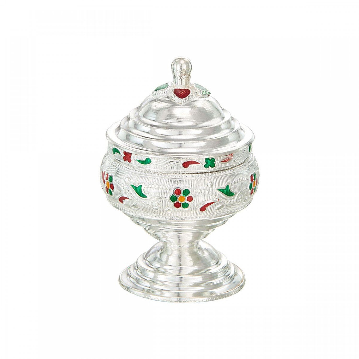 Silver Kumkum Chimizh (JVDS050923-50173)