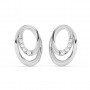 Silver Nova Earrings