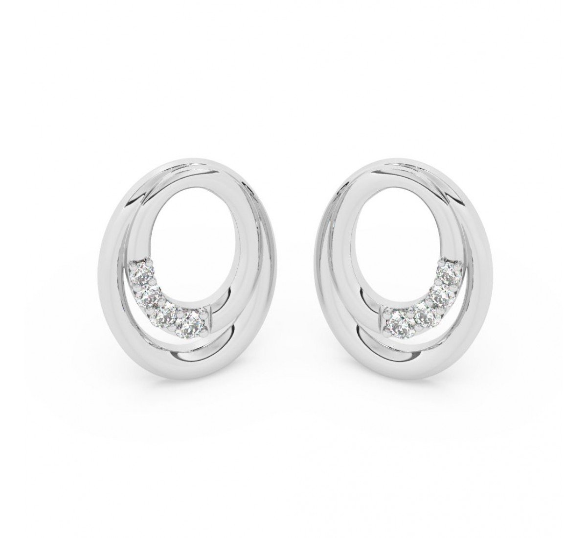 Silver Nova Earrings