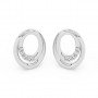 Silver Nova Earrings