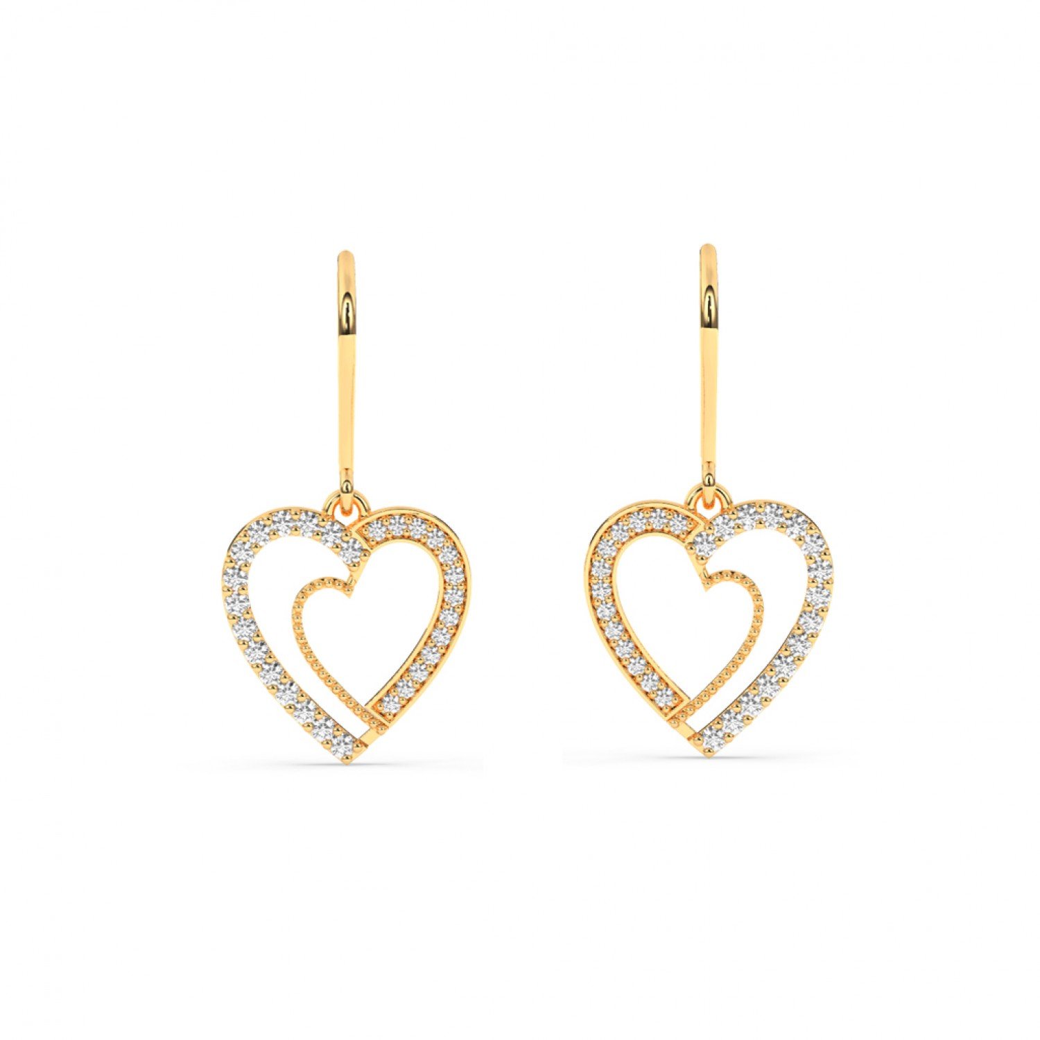 Goldyou Have My Heart Earrings Goldyou Have My Heart Earrings
