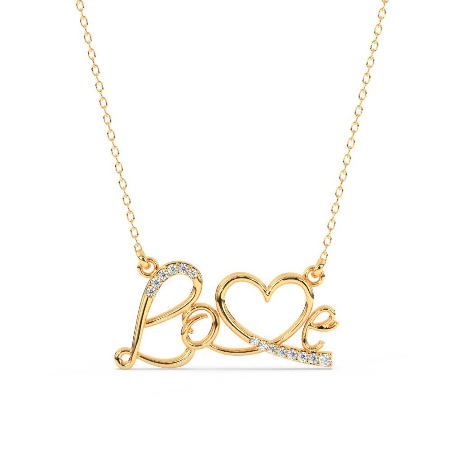 Gold All About Love Necklace Gold All About Love Necklace