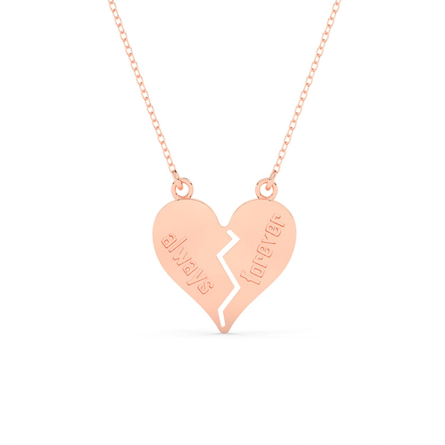 Rose Gold Always Forever Necklace Rose Gold Always Forever Necklace