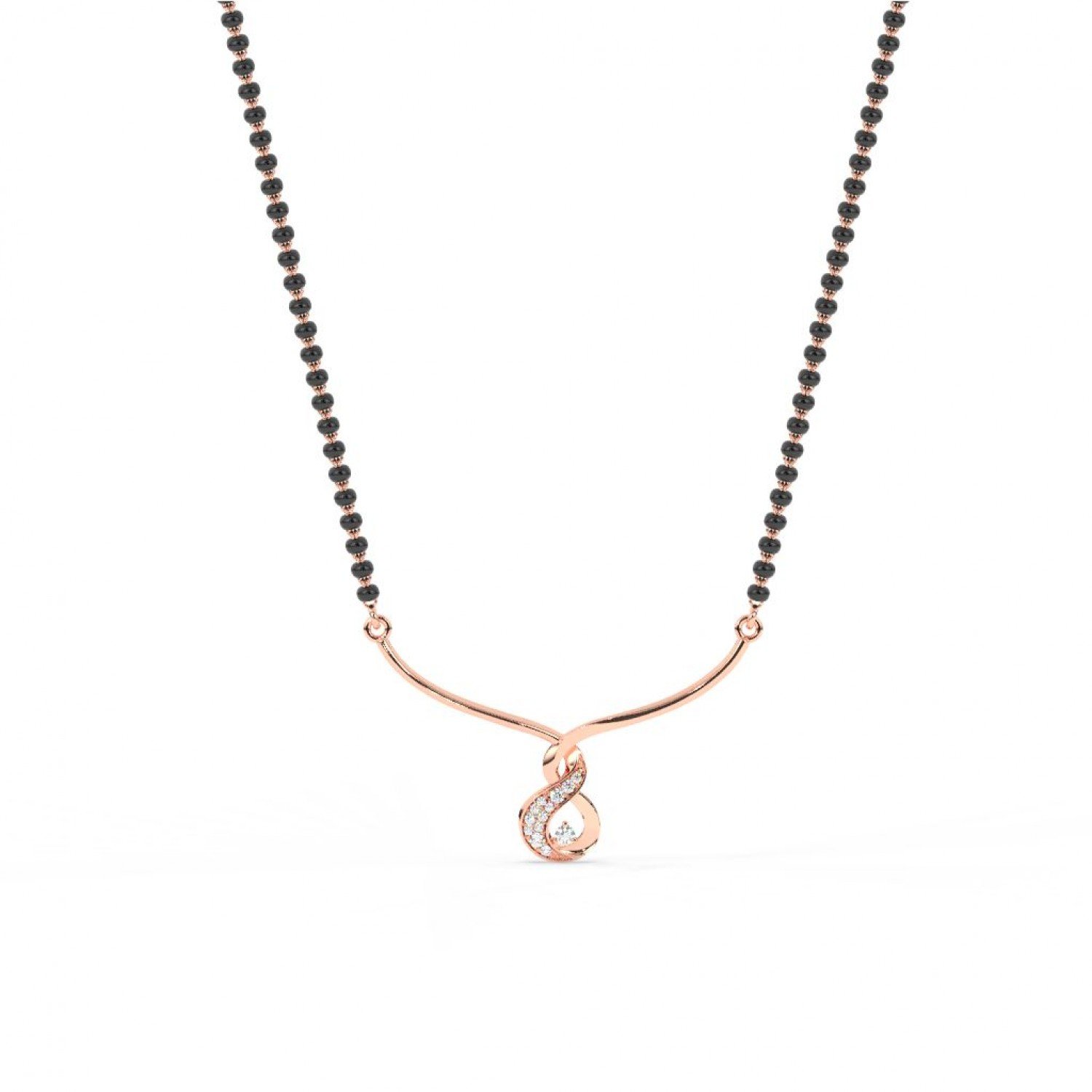 Rose Gold Binding Love Mangalsutra Rose Gold Binding Love Mangalsutra