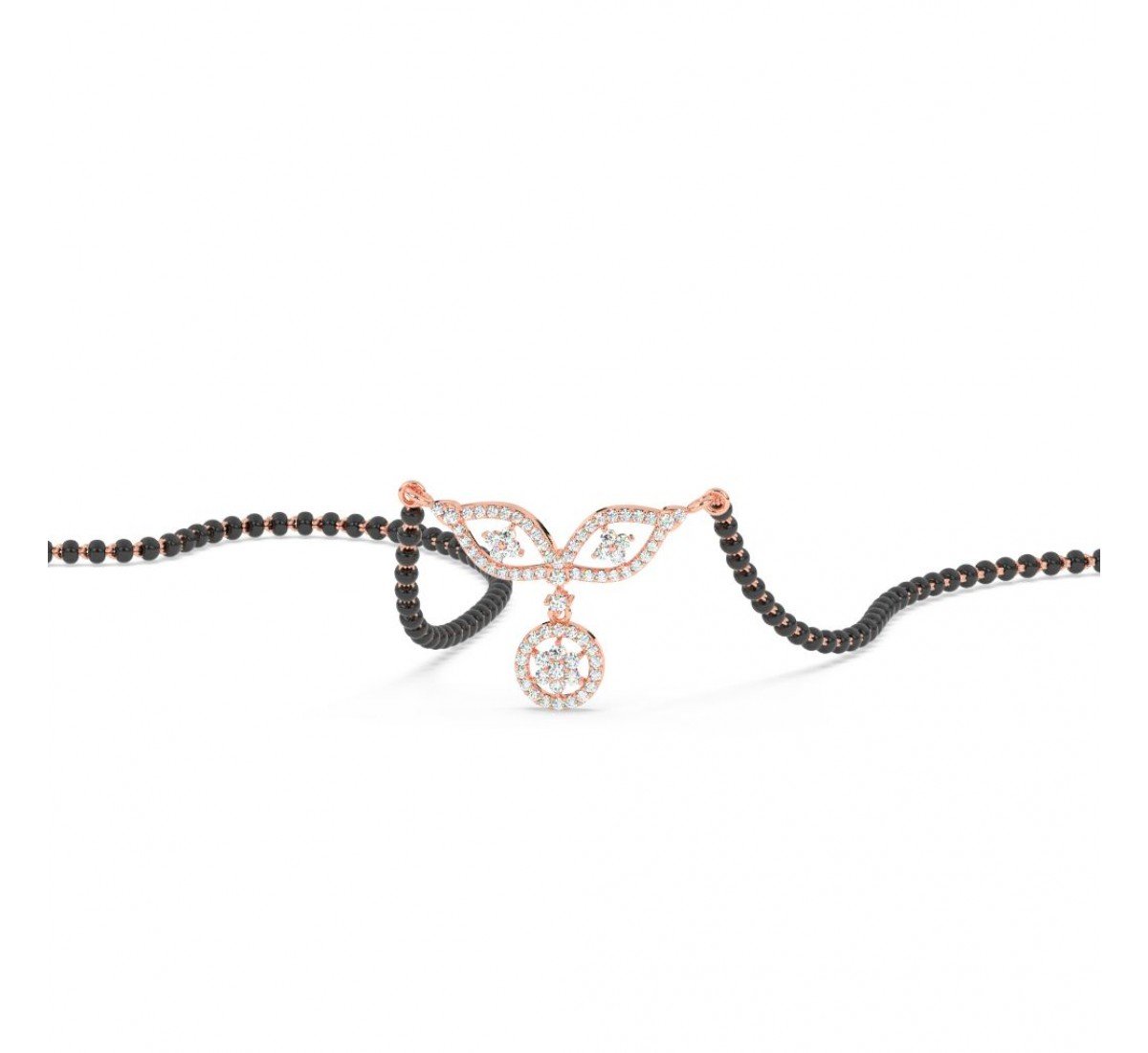 Rose Gold Wedlock Mangalsutra