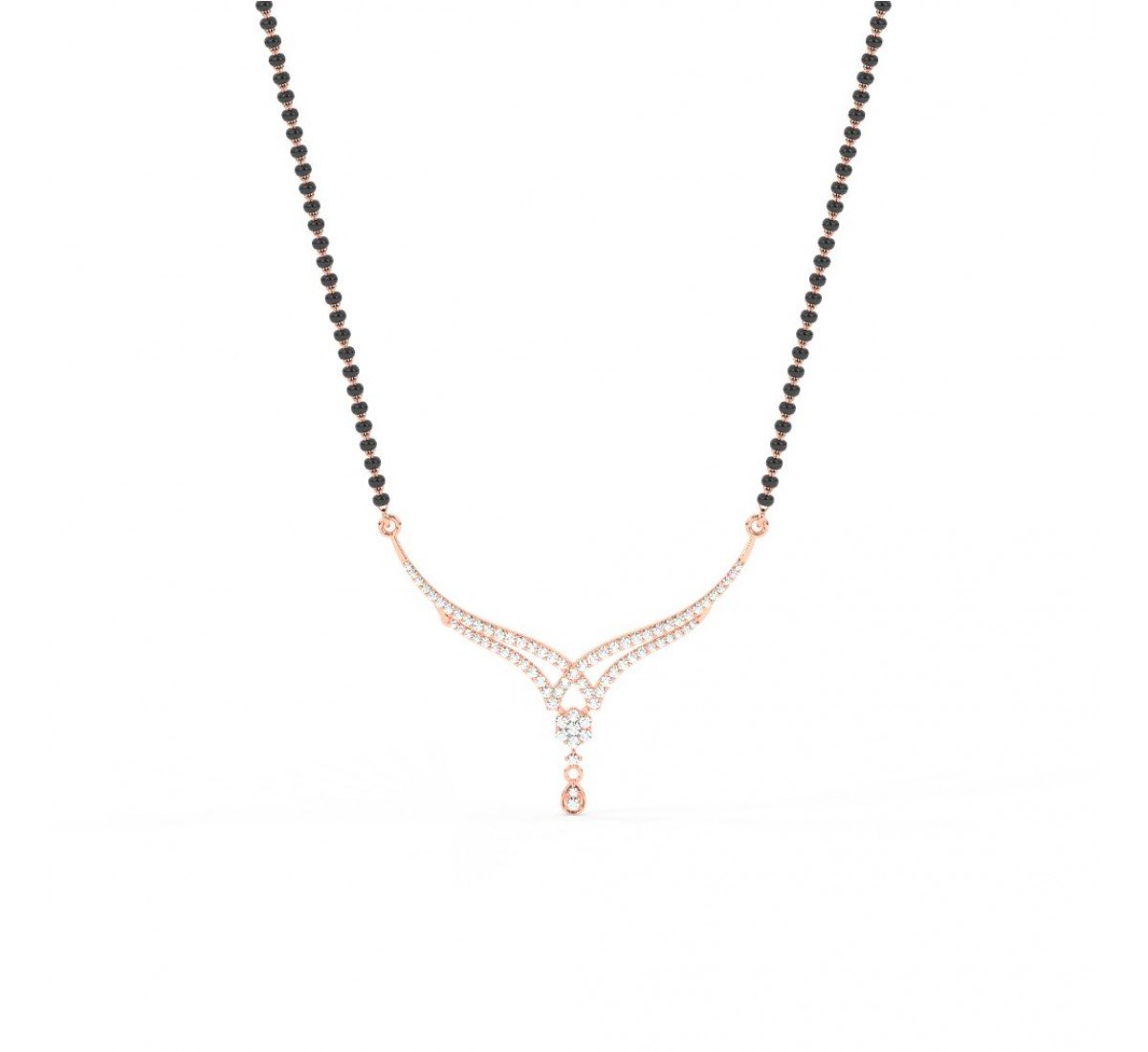 Rose Gold Layered Stunning Mangalsutra