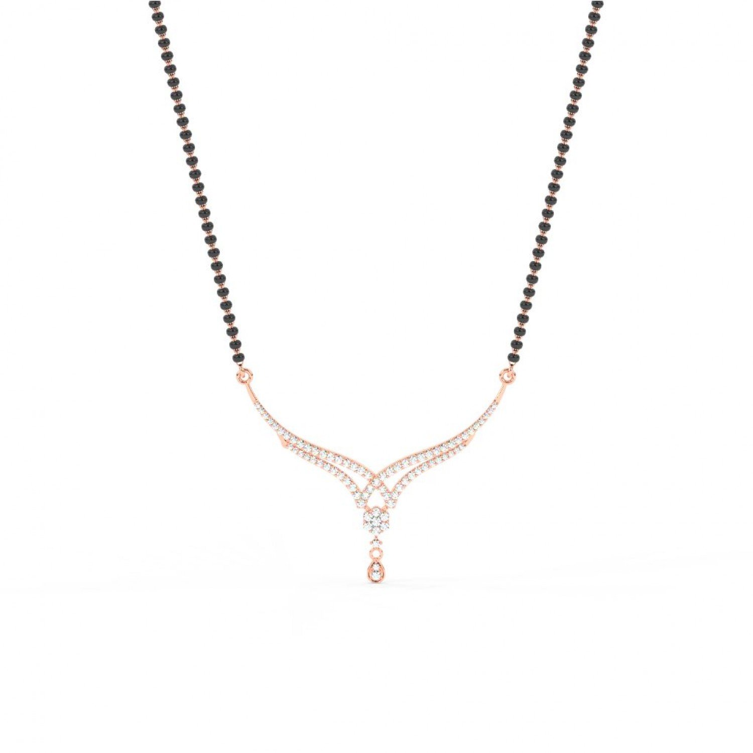 Rose Gold Layered Stunning Mangalsutra
