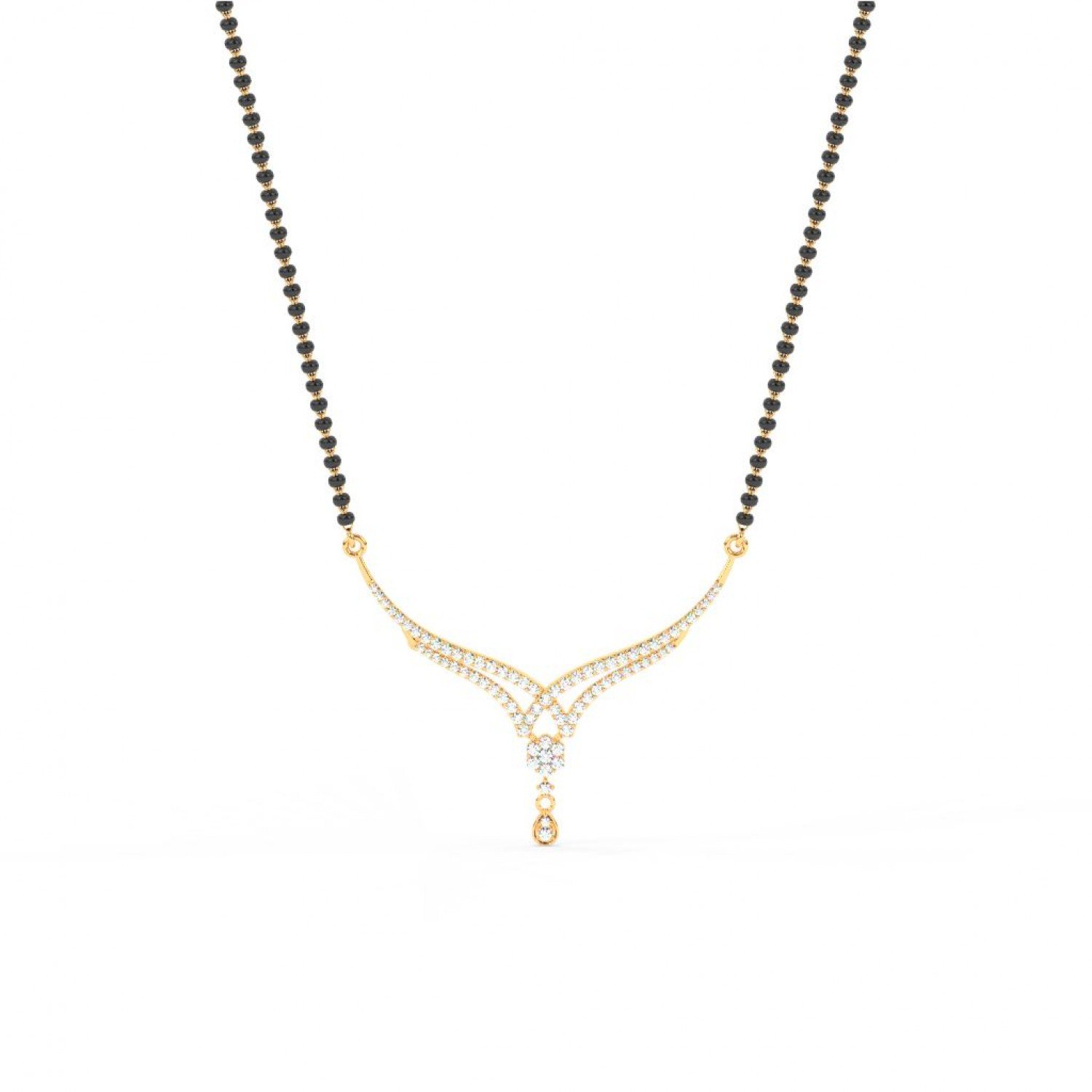 Gold Layered Stunning Mangalsutra