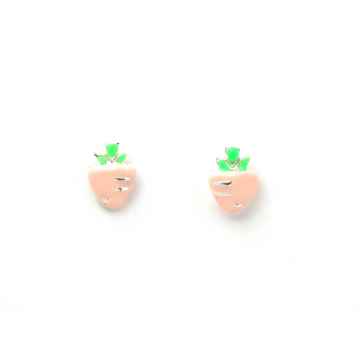 Silver Strawberry Kids Earrings Silver Strawberry Kids Earrings