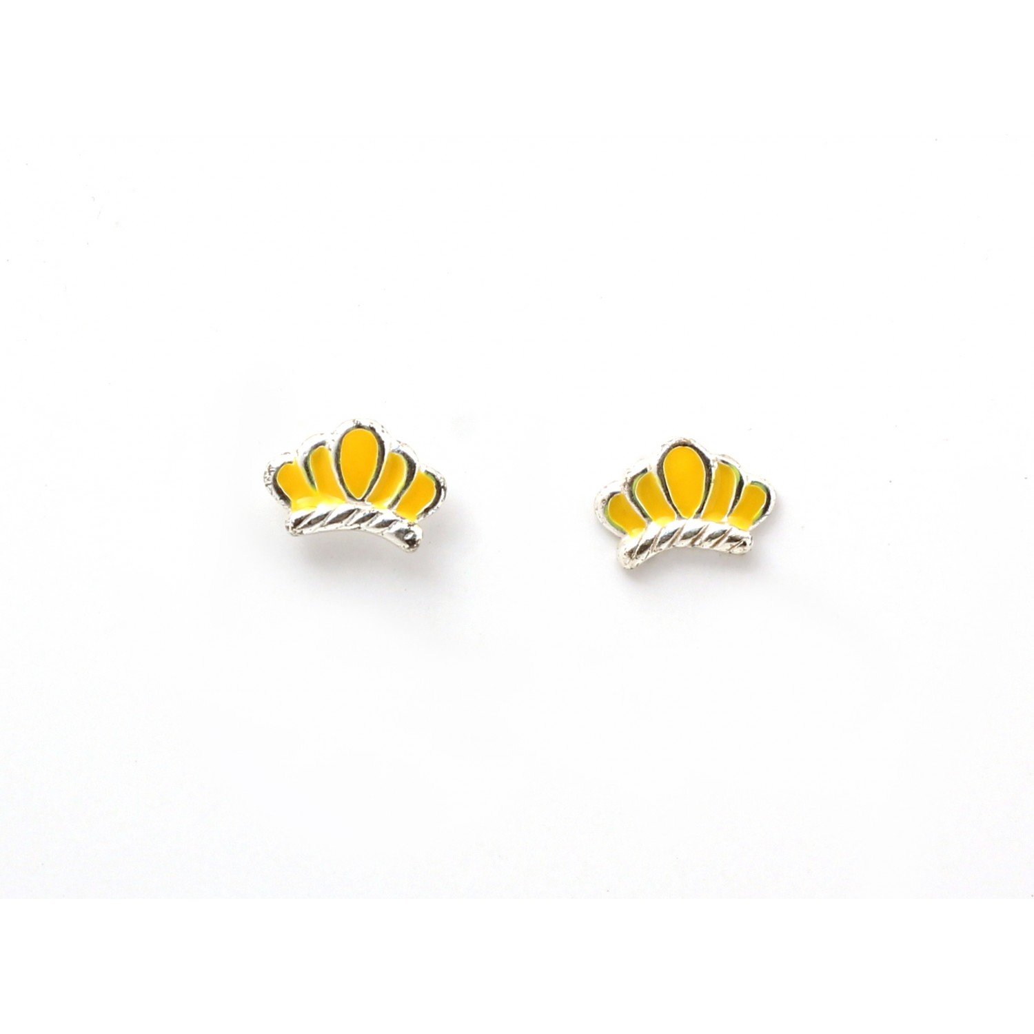 Silver Crown Kids Earrings Silver Crown Kids Earrings