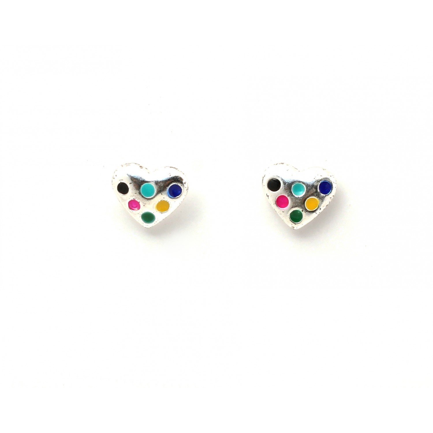 Silver Heart Kids Earrings Silver Heart Kids Earrings