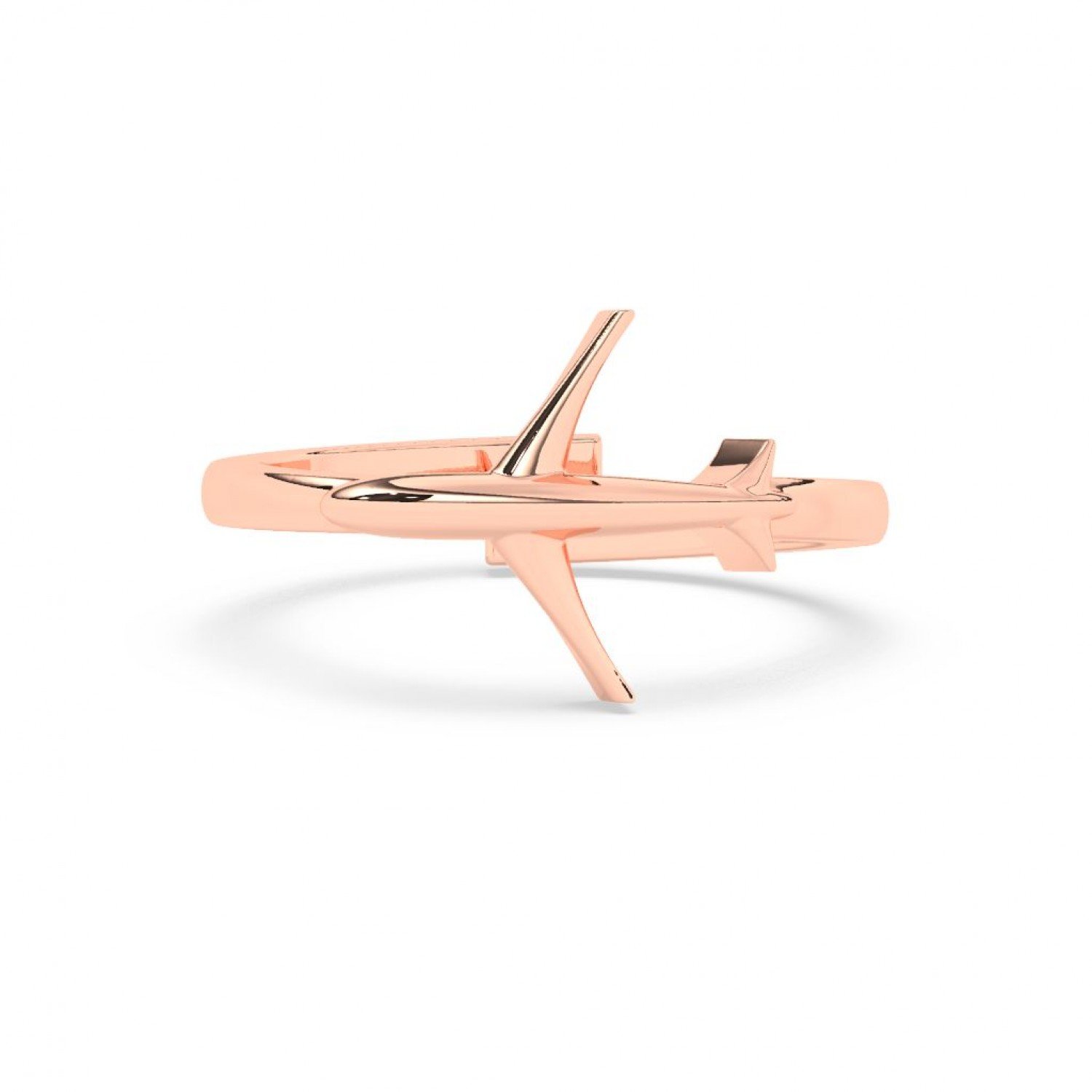 Rose Gold Aeroplane Ring Rose Gold Aeroplane Ring