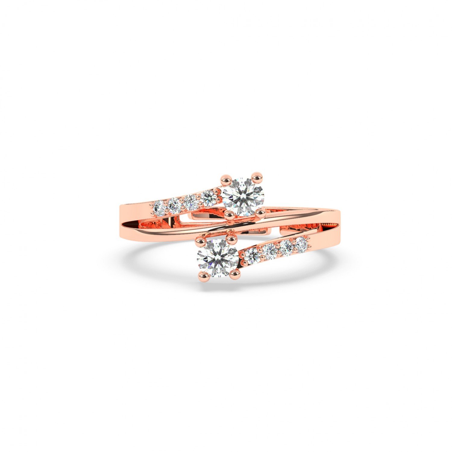 Rose Gold Charm Adjustable Ring Rose Gold Charm Adjustable Ring