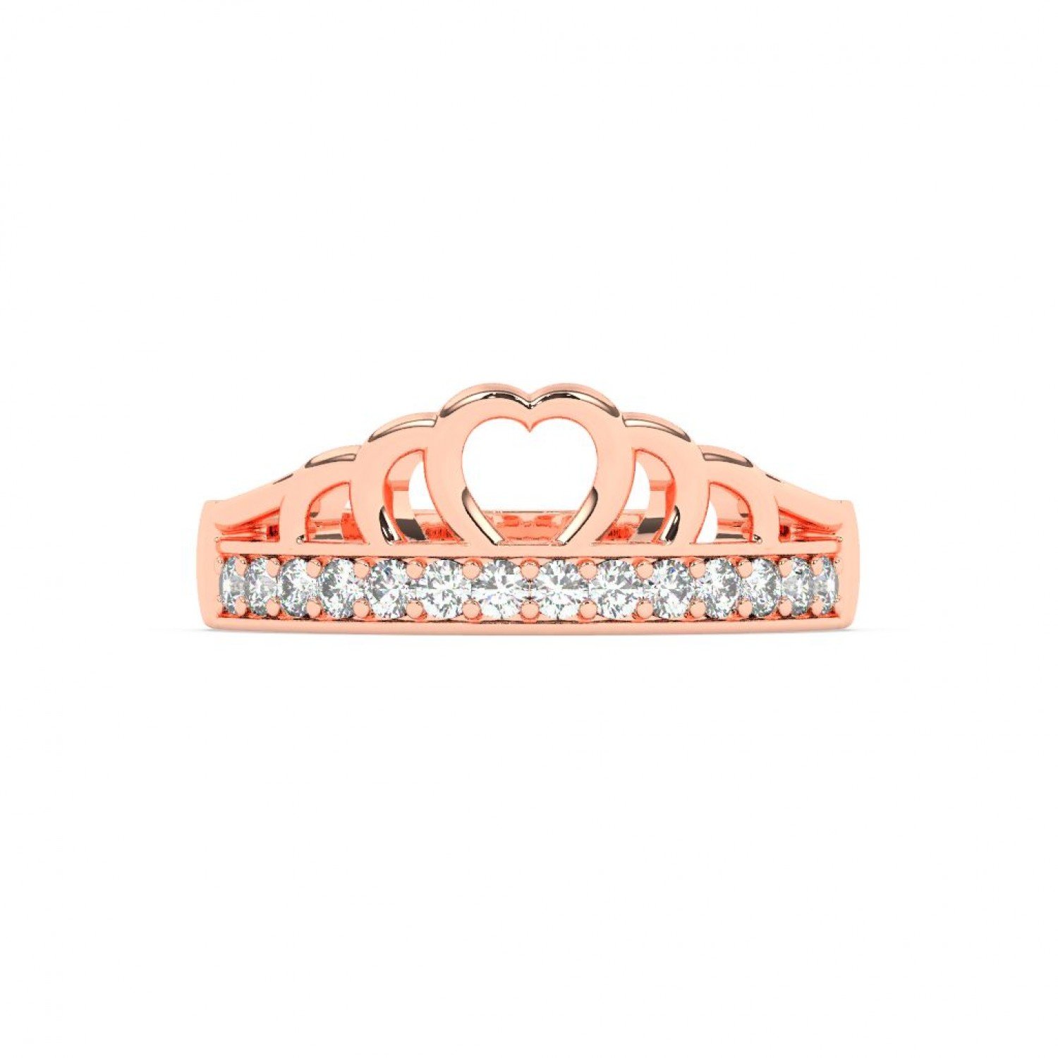 Rose Gold Classic Crown Ring Rose Gold Classic Crown Ring