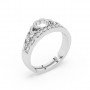 Silver Classic Crown Ring